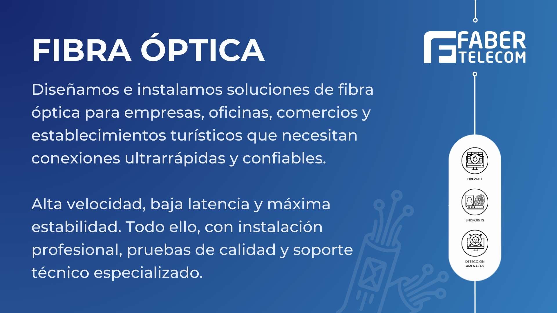 Servicio de Fibra Óptica de Fabertelecom