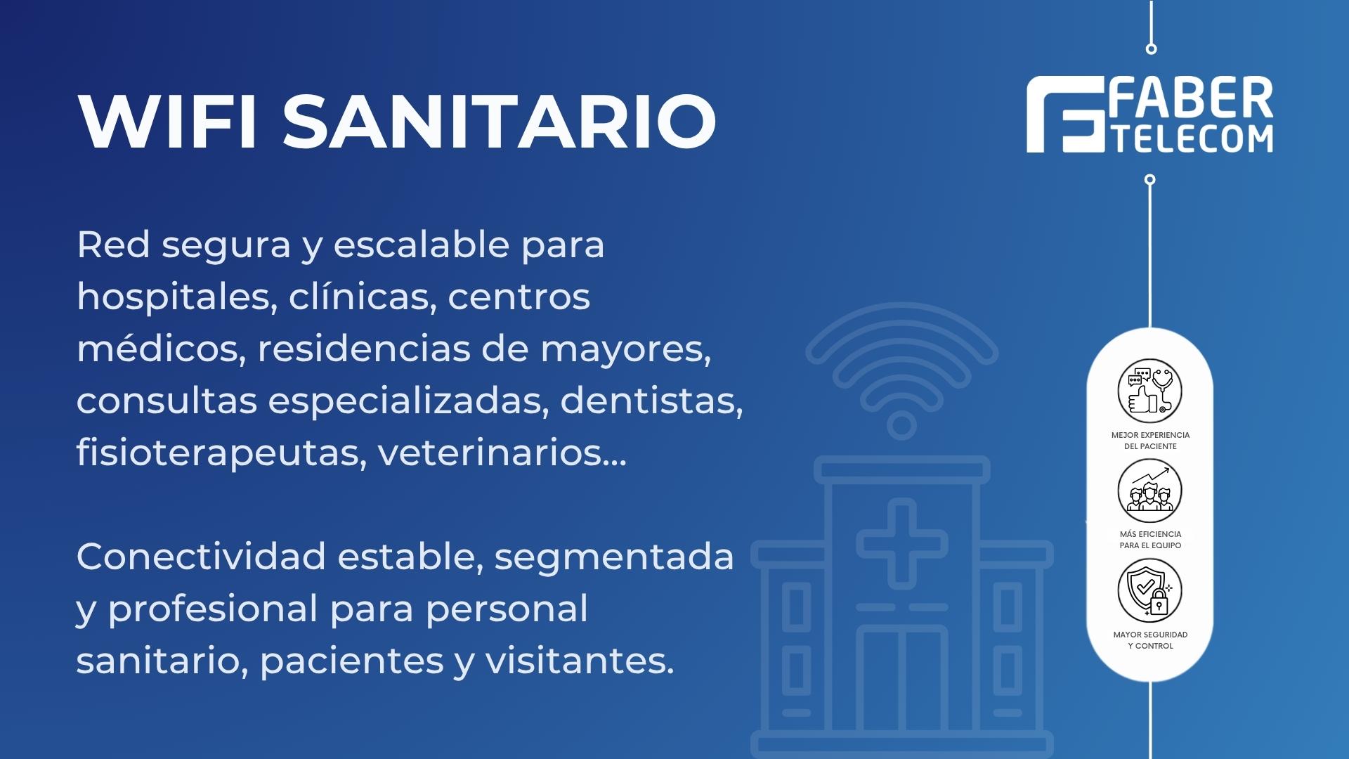 Beneficios del WiFi sanitario de Fabertelecom